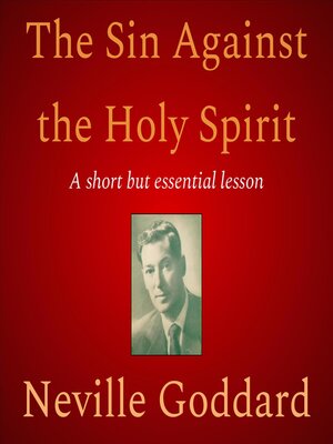 cover image of The Sin Against the Holy Spirit